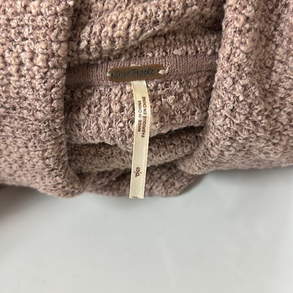 Free People By Your Side Sweater in Mauve‎ Small - Picture 4 of 5